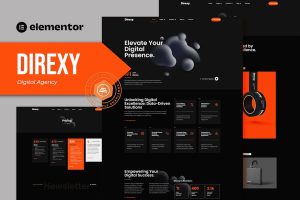 Download Direxy - Digital Agency Elementor Pro Template Kit