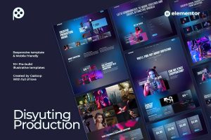 Download Disyuting - Production House Elementor Template Kit