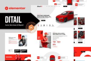 Download Ditail - Auto Services & Repair Elementor Pro Template Kit