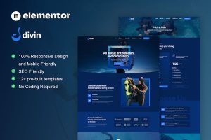 Download Divin - Diving Club Elementor ProTemplate Kit
