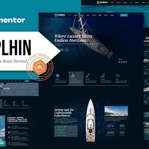 Download Dolphin - Yacht Club & Boat Rental Elementor Pro Template Kit