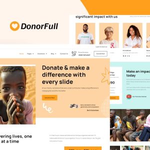 Download DonorFull – Charity & Donation Elementor Pro Template Kit