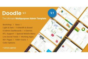 Download Doodle - The Ultimate Multipurpose Admin Template The Ultimate Multipurpose Admin Template