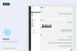 Download Doot - React Chat App Template Doot is a powerful and responsive chat app template built with Bootstrap 5 and React 17.0.2...