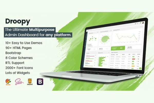 Download Droopy - Multipurpose Bootstrap Admin Dashboard Multipurpose Bootstrap Admin Dashboard Template + UI Kit