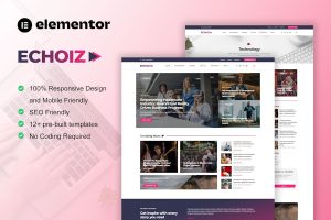 Download Echoiz - News & Magazine Elementor Pro Template Kit