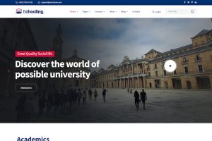 Download Echooling - Education WordPress Theme
