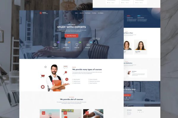 Download Educa | Landing Page Template Landing Page Template