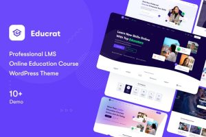 Download Educrat - Online Course Education WordPress Theme