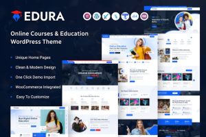 Download Edura – Online Courses & Education WordPress Theme