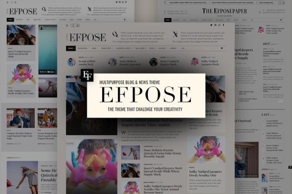 Download Efpose – Multipurpose Blog and Newspaper Theme