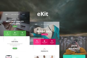 Download eKit Mail 80+ Modules  Email Templates eKit Mail – Multipurpose Responsive E-mail Templates is a Modern and Clean Design email templates.
