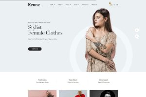 Download Elegant Fashion Template HTML Version - Kenne Kenne perfectly powered with bootstrap 5, html 5, compiled sass with a gulp