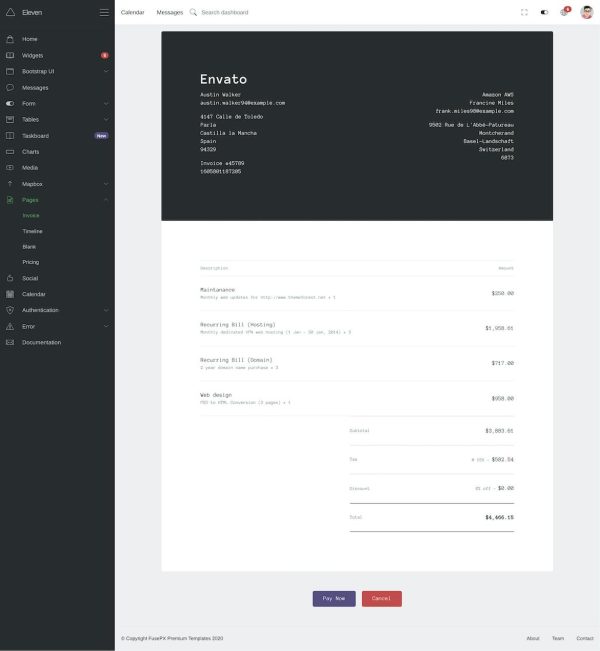 Download Eleven - Multi-Purpose Bootstrap Admin Template Multi-Purpose Bootstrap Admin Template