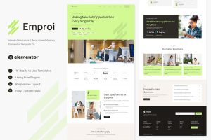 Download Emproi - Human Resources & Recruitment Agency Elementor Template Kit