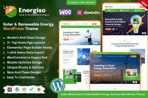 Download Energiso - Solar & Energy WordPress Theme