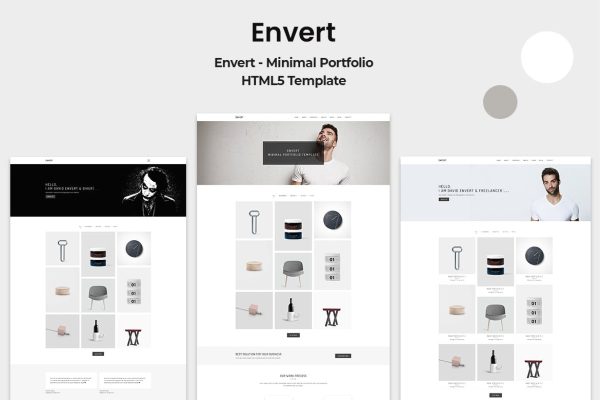 Download Envert - Minimal Portfolio Template Envert can be used for many purposes starting from minimal portfolios, agencies, freelancers etc