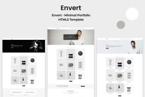 Download Envert - Minimal Portfolio Template Envert can be used for many purposes starting from minimal portfolios, agencies, freelancers etc