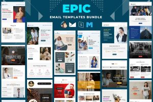 Download Epic - Multi-Concept Email Templates Bundle Best business email templates bundle