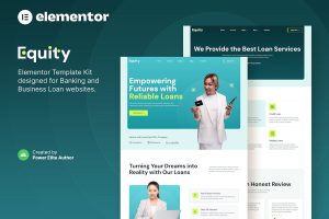 Download Equity – Banking & Business Loan Elementor Template Kit
