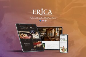 Download Erica - Restaurant & Coffee WordPress Theme