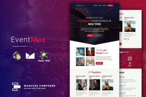 Download EventMax - Event / Conference Responsive Email Responsive Email Template for event and conferences