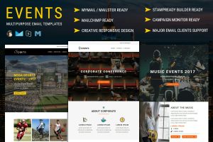 Download EVENTS - Multipurpose Responsive Email Templates Best & Creative email templates to get more leads