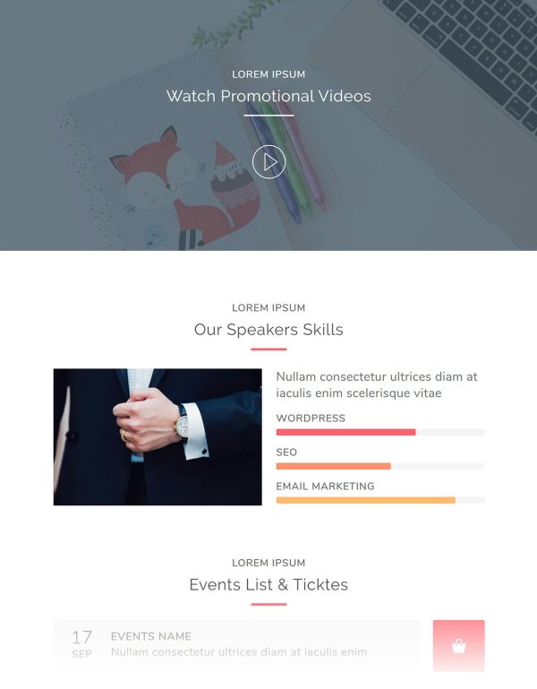 Download Events Responsive Multipurpose Email Template Responsive, fits in every screens, easy to edit, clean and creative newsletter email template