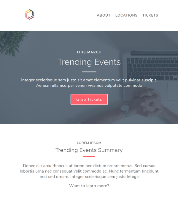 Download Events Responsive Multipurpose Email Template Responsive, fits in every screens, easy to edit, clean and creative newsletter email template