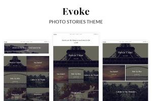 Download Evoke Photo Stories Blog WordPress Theme