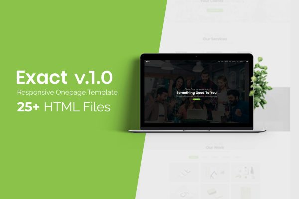 Download Exact - Multipurpose Responsive Onepage Template Creative Agency