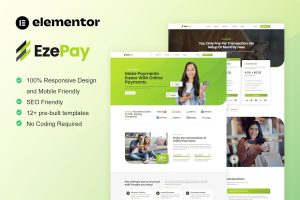 Download EzePay - Online Payment Gateway Elementor Pro Template Kit