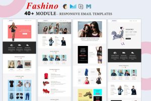Download Fashino - Responsive Shop Email Templates Best shop fashion, shop, ecommerce email templates
