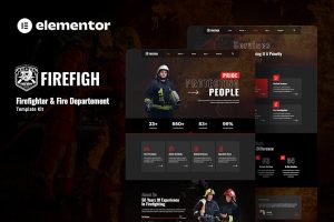 Download Firefigh - Firefighter & Fire Department Elementor Template Kit
