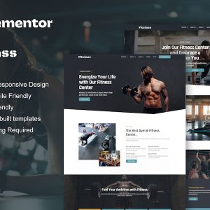 Download FitClass - Fitness & Gym Services Elementor Template Kit