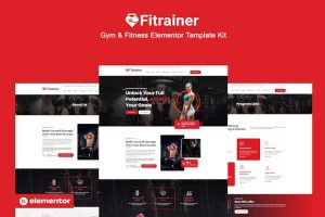 Download Fitrainer - Gym & Fitness Elementor Pro Template Kit