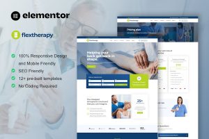 Download FlexTherapy - Chiropractic & Physiotherapy Elementor Template Kit