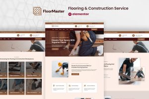 Download FloorMaster - Flooring & Construction Service Elementor Pro Template Kit