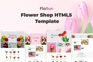 Download FloSun - Flower Shop HTML5 Template This multipurpose flower store template is totally beautiful, modern, and responsive.