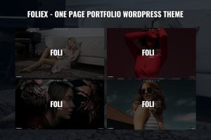 Download Foliex - One Page Portfolio WordPress Theme