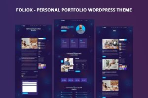 Download Foliox - Personal Portfolio WordPress Theme