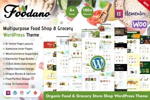 Download Foodano - Natural Food Shop WordPress Theme