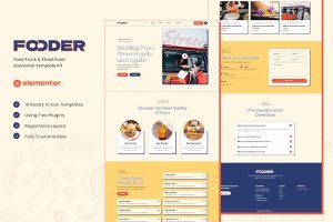 Download Fooder - Food Truck & Street Food Elementor Template Kit