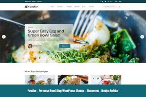 Download Foodior - Personal Food Blog WordPress Theme