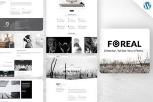 Download Foreal - Director, Writer WordPress Theme