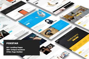 Download Foxstar - Landing Pages Pack With Page Builder HTML Landing pages with Page Builder