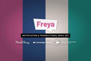 Download Freya - Notification Email Templates Freya - Notification & Transactional Email Templates with Online Builder