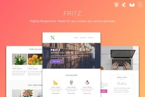 Download Fritz Responsive Multipurpose Email Template Fritz Responsive Multipurpose Email Template, very easy to edit, Fits in any device.