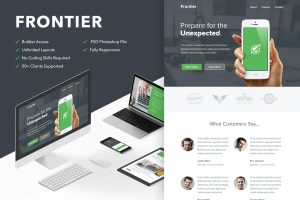 Download Frontier - Responsive Email + Themebuilder Access High quality responsive email newsletter template | MailChimp | Campaign Monitor supported