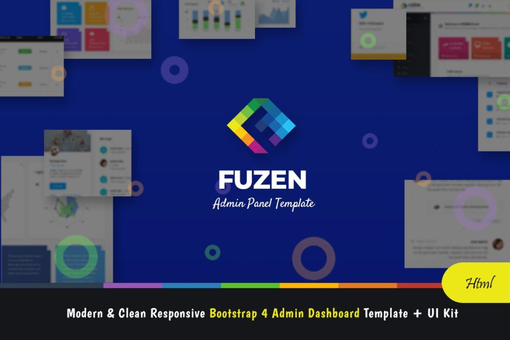 Fuzen - Bootstrap 4 Admin Template + UI Kit Fuzen Bootstrap 4 Admin is ...